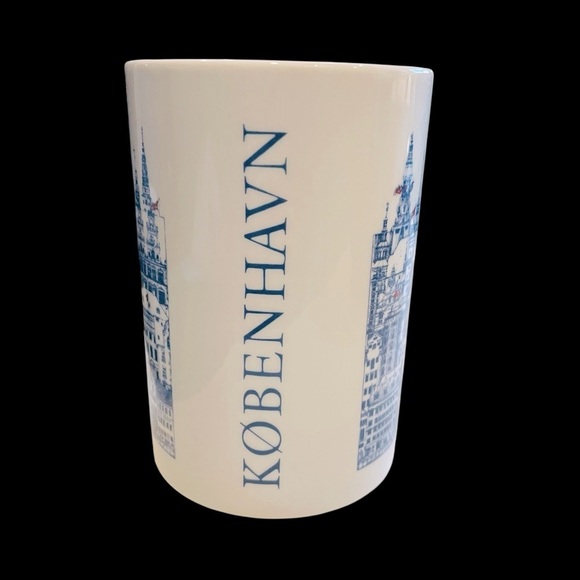 Kobenhavn Denmark / COPENHAGEN DENMARK collectors Porcelain Coffee/Tea Mug 4” - Picture 3 of 9